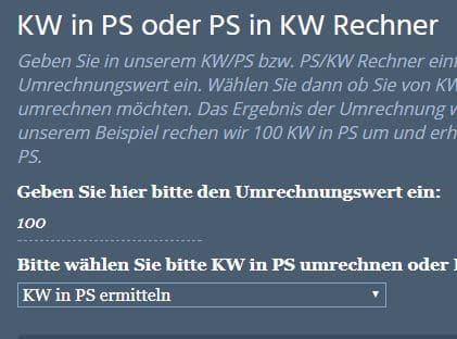 160 Ps = ? Kw: Die Ultimative Umrechnungstabelle! - mrc4b8c