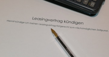 Leasingvertrag kündigen